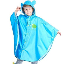 Regencape für Kinder, wasserdicht, faltbar, Regenbekleidung mit Kapuze, Regenmantel