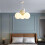 Cartoon-style sleeping bear LED pendant light, children's bedroom ceiling light, decorative light 2