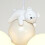 Cartoon-style sleeping bear LED pendant light, children's bedroom ceiling light, decorative light 9
