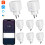 8er-Pack WLAN-Steckdosen, App-gesteuert, kabellos, max. 3520 W, 16 A, mit Timer 1