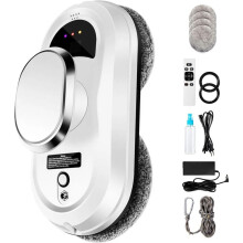 Robô aspirador de janelas de 80W, 2800Pa, com proteção contra queda de energia UPS.