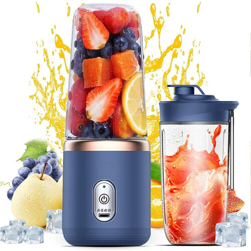 Μηχανή Smoothie, Φορητό Μπλέντερ, Μίξερ με Βάση, Ηλεκτρική Συσκευή 400ML, Επαναφορ