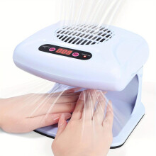 Sèche-ongles automatique 300 W avec minuterie, air chaud et froid, pour les mains et les pieds, compatible avec le vernis à ongles, idé