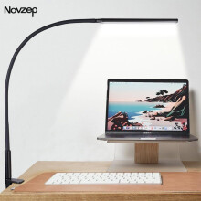 Lampa biurkowa Welikera – 3 temperatury barwowe, 10 poziomów jasności, lampa z zaciskiem na gęsiej szyi – ochrona oczu – 10 W, ście