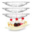 Conjunto de 4 Tigelas Transparentes para Banana Split, Sorvete e Sobremesa, 180ml 1