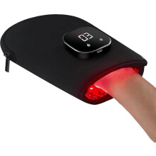 Dispositivos recarregáveis de terapia manual com luz vermelha – 5 modos, luz de 660/850 nm, alívio para mãos, dedos e pulsos.