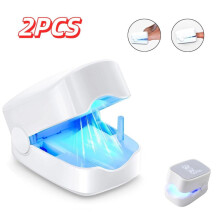 Appareil de traitement laser contre les mycoses des ongles (2 unités), pour les ongles des orteils, utilisant une lumière bleue de 470