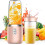 Μηχανή για Smoothie, Φορητό Μπλέντερ, Μίξερ με Βάση, Ηλεκτρική Συσκευή 400ML, Επανα 1