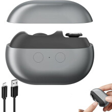Coupe-ongles électrique 3 en 1 avec fonction polissage et récupération des ongles, batterie 500 mAh, coupe-ongles automatique, USB-C, p