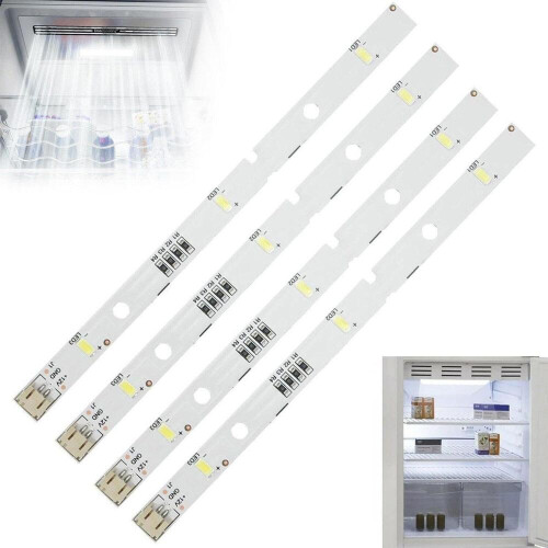 Ταινίες LED, 4 τεμάχια, ταινίες φωτισμού LED για ψυγεία RONGSHENG/HISENSE, ταινίες φωτισμο