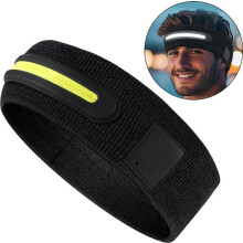 LED-Stirnband für Outdoor-Nachtläufe – 3 Beleuchtungsmodi, atmungsaktiv und schnelltrocknend