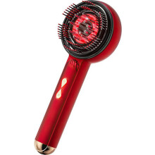 Elektrische hoofdmassageborstel met 660 nm rood licht en EMS, multifunctionele haarkam, ABS+silicone, 5W