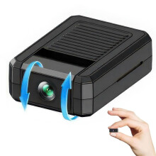 Mini wifi-bewakingscamera – 180 draaibare lens, nachtzicht, app-bediening, binnencamera voor appartement en kinderkamer