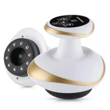 Massaggiatore elettrico Gua Sha con ventosa, calore e luce LED, 18 livelli, favorisce la circolazione sanguigna, il drenaggio linfatico
