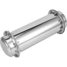 Capsule temporelle funéraire en acier inoxydable pour mariages et naissances, 20 x 8,8 cm, étanche à l'eau et à la poussière, fermeture