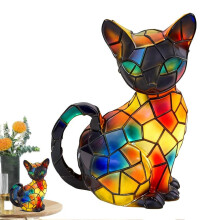 LED-nattlampa för katt – USB-hartslampa, färgglad belysning, 1719,513 cm, sovrumsdekor, presentidé