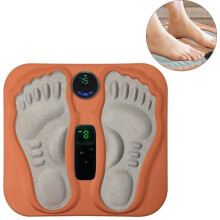 Massageador de pés 3D com tratamento regenerativo EMS para dormência, formigamento e dor nos nervos, com 15 níveis de intensidade, 30x2