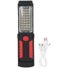 Bærbar LED-verkstedlampe med magnet og opphengskrok, vanntett, ideell for biler, nødsituasjoner eller strømbrudd