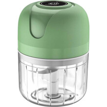 Μίνι πολυκόφτης 250 ml, ασύρματος, επαναφορτιζόμενη USB, 80 W, γυάλινο δοχείο, 3 λεπ