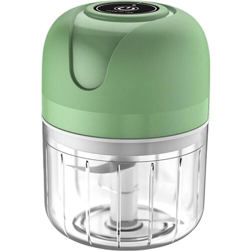 Μίνι πολυκόφτης 250 ml, ασύρματος, επαναφορτιζόμενη USB, 80 W, γυάλινο δοχείο, 3 λεπ
