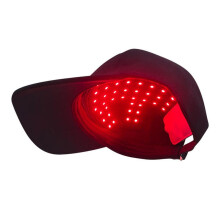 Touca de laser vermelha para cabelo, 3 comprimentos de onda: 660 nm, 450 nm e 850 nm, totalizando 168 unidades de luz, 56 LEDs, 700 mAh