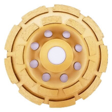 125-mm-Diamantschleifscheibe für Beton – APLUS Universal-Schleifscheibe für Beton 125 x 22,2 mm, geeignet für Beton, Granit, Stein und Ziegel