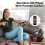 (Black, Australian Standard) Lettore CD portatile Bluetooth con radio FM e supporto USB. 4