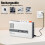 (White) Vintage Walkman Portable Cassette Player Retro Audio Kit 4