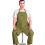 (Black) Canvas Split-Leg Apron Hairdressing Work - Long Leg Design Kit 2