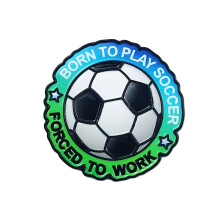 Kreative Fußball-Themen-Emaille-Abzeichen-Brosche mit-3