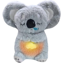 Hengittävä nallekarhu - Koala-ahdistusta lievittävä sensorinen pehmolelu, unikaveri, rauhoittava stressilelu rauhoittavilla musiikkival