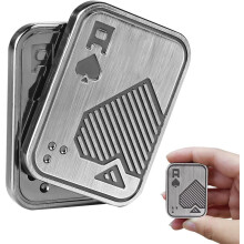 Metallinen magneettinen fidget-liukusäädin pokerikorttidesignilla, kestävästä materiaalista, aikuisille ja teini-ikäisille, ihanteellin
