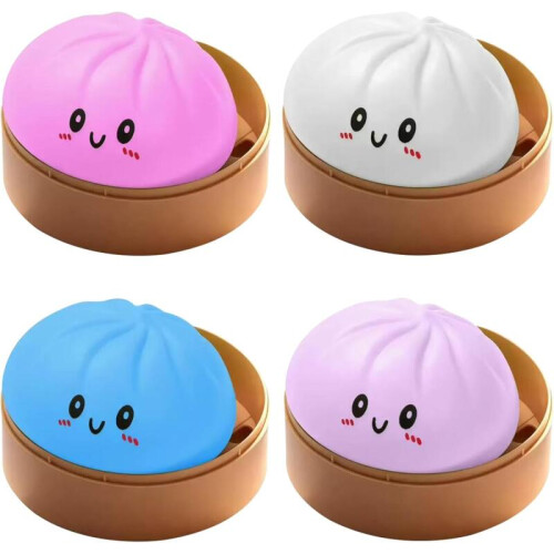 Παιχνίδια για ζυμαρικά Squishy, 4 τεμάχια μυστήριο παιχνίδι για ζυμαρικά Squishy, ζ
