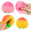 2 τεμάχια Squishy Ροδάκινο, Peach Squishy, Μαλακές Squeezy Squishys με Φρούτα, Squishyes Fidget για Εν 1
