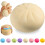 (Λευκό) Ζυμαρικά Squishy, Viral Bao Bun Squeeze Toy, Ανακούφιση από το Στρες Fidget για Μυστηρ 1