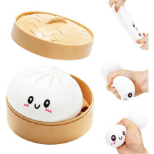 Dumpling Squishies -lelu, 2026 uutta jättimäistä glitter-nyyttiä, värikkäitä nyyttejä, stressipalloja, fidget-aistilelu, purista taikin