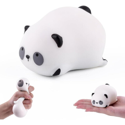 Anboor Panda Squishy, ελαστική μπάλα προσομοίωσης ζώου που προκαλεί άγχος, παιχνίδι αν