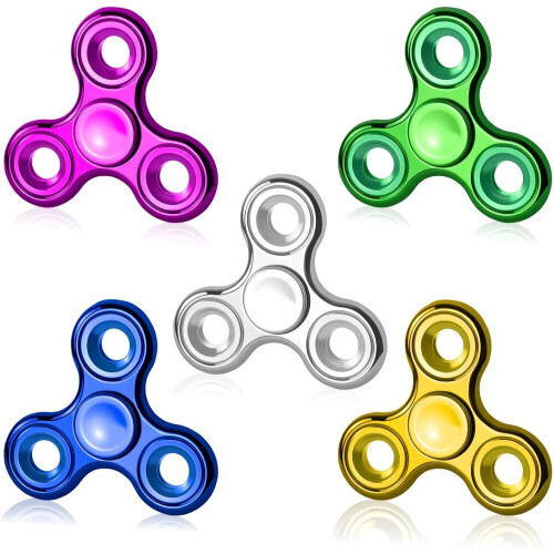 Μεταλλικό Fidget Spinner 5 τεμαχίων με ηλεκτρολυτικό φινίρισμα, σχεδιασμό υψηλής τ