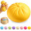(Κίτρινο) Ζυμαρικά Squishy, Viral Bao Bun Squeeze Toy, Ανακούφιση από το Στρες Fidget για Μυστη 1