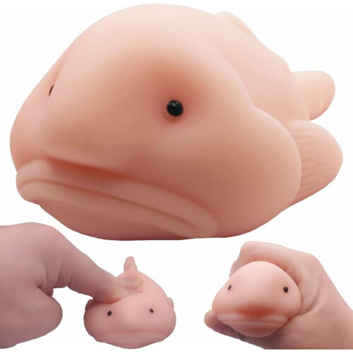 Παιχνίδι Blobfish, Τραβήξτε, Τεντώστε και Σφίξτε το Στρες, Χαριτωμένο παιχνίδι ψα