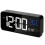 (Black) Electric Alarm Clock with Big Display for Bedroom, Dimmable Brightness 2