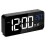 (Black) Electric Alarm Clock with Big Display for Bedroom, Dimmable Brightness 3