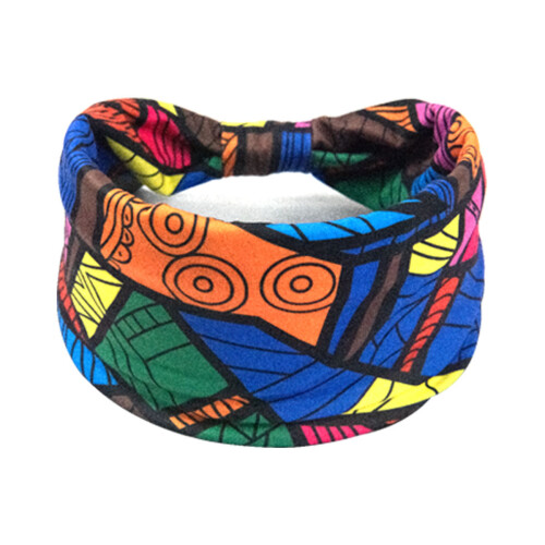 (B) Set di fasce elastiche larghe stampate per sport e yoga 2