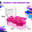 (Blue) Paint Brush Cleaner & Rinser Kit 3