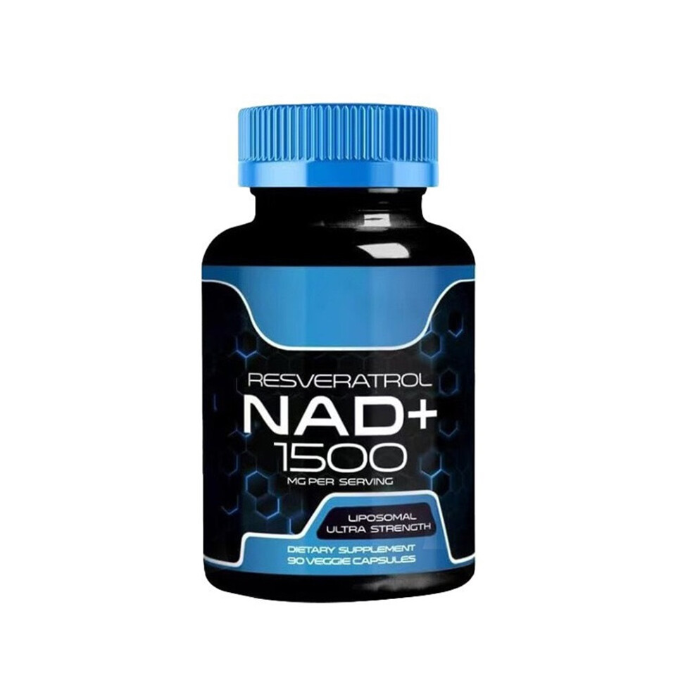 (1 PC) NAD Supplement, 1500mg - Liposomal NAD+ Supplement with Resveratrol, 90Count