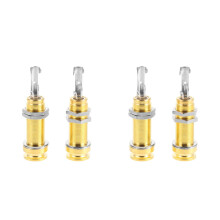 4Pcs Durable Mount Guitar Jack for Electric Bass