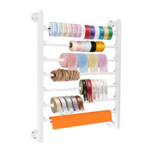 Wandmontierter Band-Organizer aus-Weißer siebter Stock