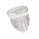 Bracelet à franges en alliage léger avec perles-argent 1