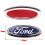 Aluminum Car Front Logo Emblem Sticker, Front Bumper Fabric, Rear Door Decal 2