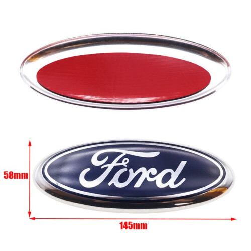 Aluminum Car Front Logo Emblem Sticker, Front Bumper Fabric, Rear Door Decal 1